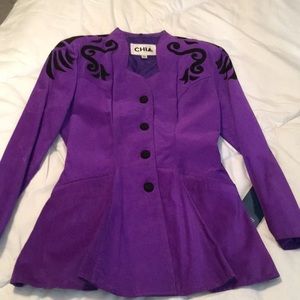 Vintage 90’s suede Jacket Sz Med